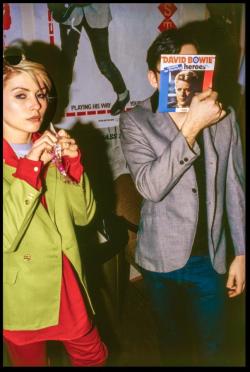 astralsilence:  Deborah Harry & Chris Stein of Blondie at