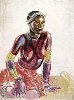 artworthybodies:  Young Xhoza Girl - George Pemba, 1942 