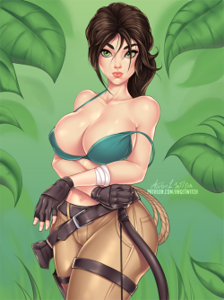 ange1witch:    Lara Croft “Tough hunt”   I wanna be like