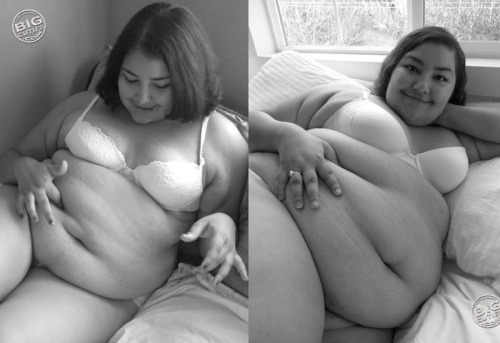 bigcutiecallie:My latest set is out and it’s exciting! Over a dozen comparison photos accompany this set so you can really see how gaining weight has changed my body for the better ;) Callie.BigCuties.com