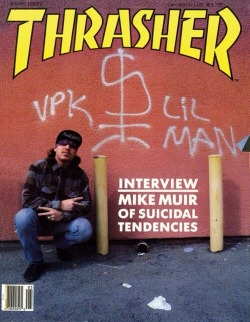 guerrilla0perator:  Mike Muir on the cover of Thrasher