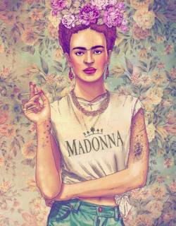 amen-madonna:  Frida & Madonna Rules The World <3 