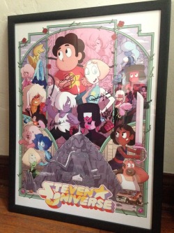 I finally got a frame for my autographed poster! Huge thanks