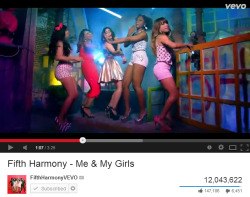 fiftharmonyarmy:  The Me & My Girls music video has reached