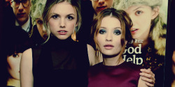 nostalgiaispeace: Hannah Murray and Emily Browning at the NY