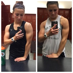 imtomatocheeks:  Slow gains are still gains 😛 pic on the left