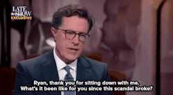 micdotcom:  Watch: Stephen Colbert hilariously “interviewed”