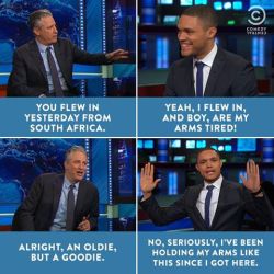 hkirkh:  Trevor Noah on The Daily Show