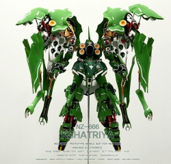 gunjap:  ACOUSTIC’s Custom HGUC 1/144 Kshatriya Full Hatch