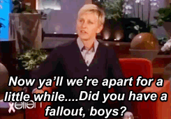 fandom-pride:  Ellen has been waiting to make that joke since