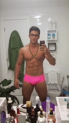 hypnomasterl:  lookintomyeyesboy:It’s kinda fun, you know? He was so full of himself, so “alpha”, so “macho”. Now, he has to send a picture to me, every day, proving that he’s wearing pink below his clothes. No cheating, no days out, no alternatives.