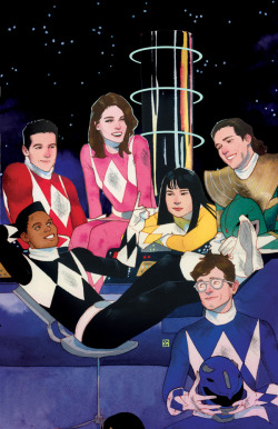 kevinwada:  Mighty Morphin Power Rangers #1 Variant Cover http://comicsalliance.com/boom-power-rangers-makeover-kevin-wada-cover/