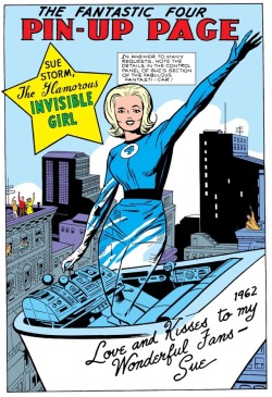 billyarrowsmith:  Fantastic Four pin-up “Invisible Woman”