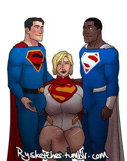 rysketches: rysketches:  Karen is soooo lucky.  The Kryptonian