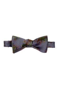 paisley-style:  Multi Paisley Silk Bow TieSearch for more Accessories