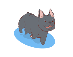 sarahtuhro:  Here’s a chubby pup I animated the other day 