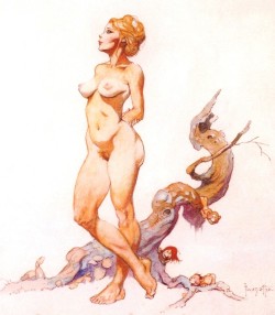 greedylittlepig:  frank frazetta(more)