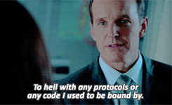  favorite character meme → five scenes [5/5]coulson and skye