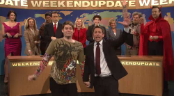 hulu:  On his last Weekend Update on SNL, Stefon was given the