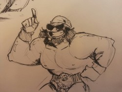 kindahernyart:  zatslol said to kindahernyart: DRAW MACHO MAN