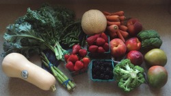 stolenfootprints:  Farmers market haul!! So excited to get some