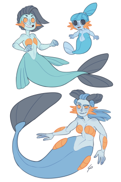 lisosa: My part for the third generation of the pokémermaid