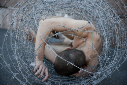 idheal:  Petr Pavlensky, Russian political performance artist. A