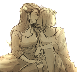 nymre:  Patreon sketch! korrasami in weather i wish i was ; v; 