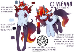 And here’s the reference sheet for the new OC.Unfortunately