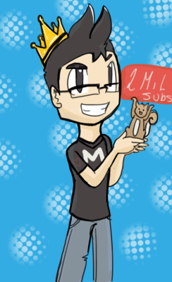 vashsfreak:  Congratulations Mark! Here’s to another million!   P.s: that’s a squirrel cause you know you’re king of the squirrels. ..  P.p.s: long reign the king of squirrels