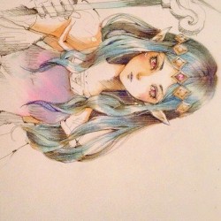 loputyn:  Sketch for Princess Hilda. I love her <3