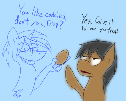 askshinytheslime:  Cookies   *giggles* <w<