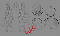 Character sheet Commission WiP.  Today’s mission is to