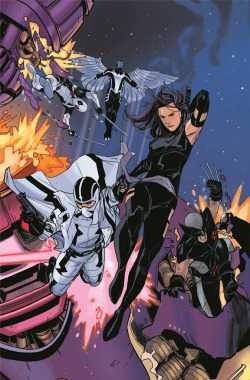 molehills:  Uncanny X-Force 50th Anniversary Variant - art by