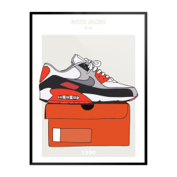 needmore-snkr:NEED MORE // Air Max 90 - Infraredhttp://www.need-more.de/shop/need-more-air-max-90-infrared/