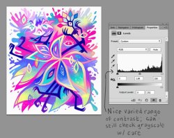 glitchedpuppet:  tip: if you’re doing advanced color work that