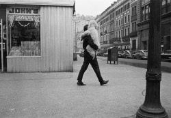 one-photo-day:New York City, 1965, by Joel Meyerowitz.