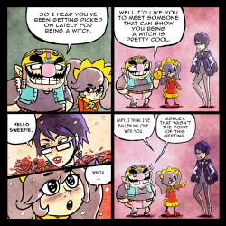 fakewebcomic:  Fake Webcomic #9 - Witch Time In this bonus update,