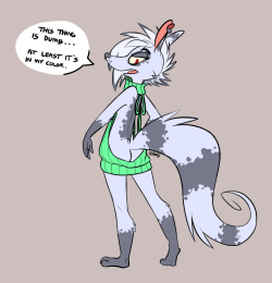 lilhooty: One dumb sweater, enjoy~ Also hey look at that, some