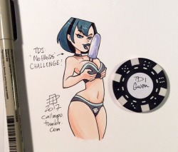 callmepo: Gothsicle tiny doodle of Total Drama Island’s Gwen