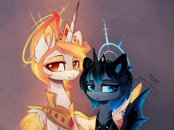 magnalunaarts:Another Solar Flare and Nemesis, this time with