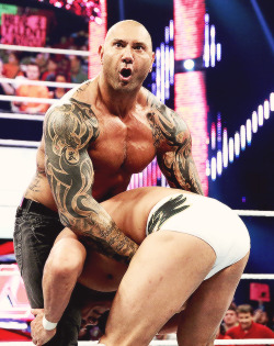 Ah the Batista Bomb! So many great ass shots…and crotches