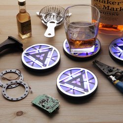 wickedclothes:  Iron Man Arc Reactor Coasters Whether you need