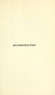 nemfrog:  Title page. Self-destruction. 1958.