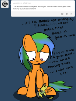 rainboompony:  …I d-do manes for w-wonderbolts… I h-have