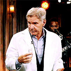 parcel:  Harrison Ford pierces Jimmy Fallon’s ear [x] 