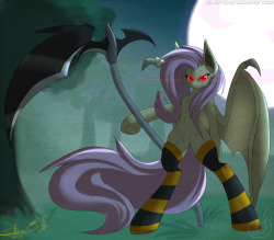 silversponystash:  flutterbat for halloween