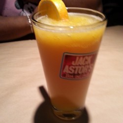 Bout to test this thang. Mango beer! #JackAstors (at Jack Astors