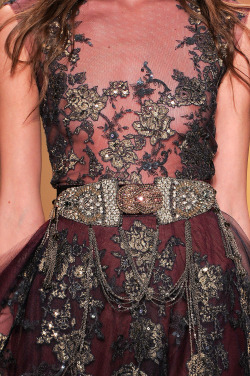 runwayandbeauty:  Detail at Reem Acra Fall 2015 | NYFW.