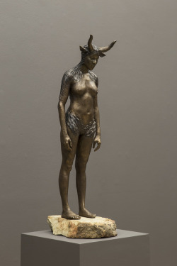 contemporary-art-blog: Nandipha Mntambo, Maquette for Minotaurus,